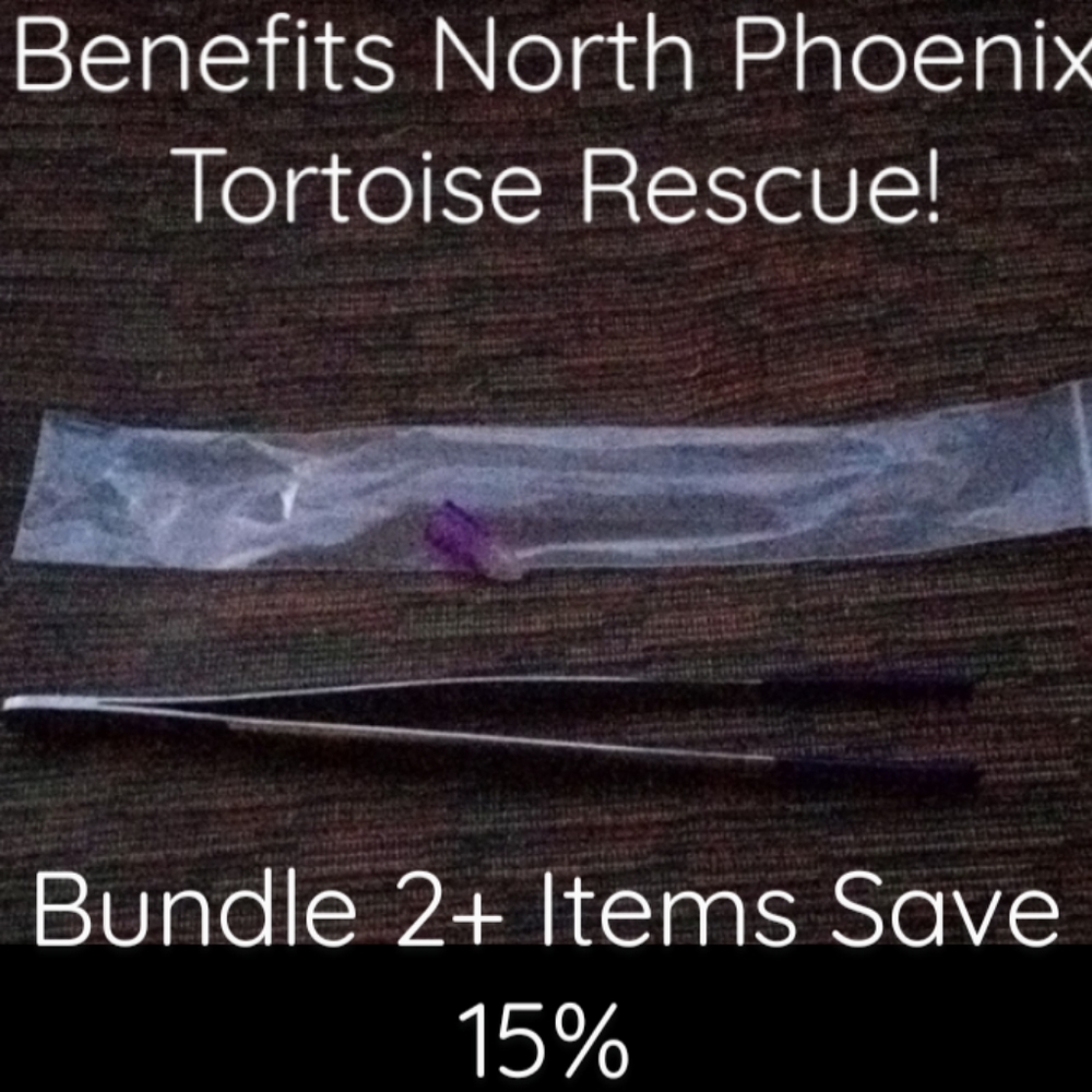 New! Reptile Insect 8" Feeding Tongs.